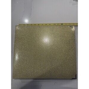 Gold Glitter 3 Ring Binder Photo Album Scrapbook
